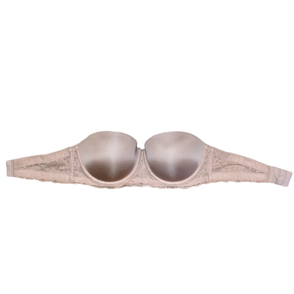 Calvin Klein nude lace strapless push up underwire bra, 34D - Picture 1 of 10